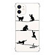 Evetane Coque iPhone 12 mini anti-choc souple angles renforcés transparente Motif Chat Lignes Coque iPhone 12 mini anti-choc souple angles renforcés transparente Chat Lignes