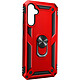 Avizar Coque pour Samsung S23 FE Hybride Bague Support Magnétique Rouge - Coque de protection hybride conçue pour sécurisée votre Samsung S23 FE contre les chocs