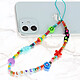 Avizar Bijou de Téléphone Bracelet 25cm Lovely Multicolore pas cher