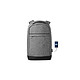 Blaupunkt - Sac à dos connecté - BLP0390-143 - Gris Sac à dos porte ordinateur connecté gris port USB integré, nombreux rangements, adapté jusqu'à 13", textile déperlant et anti rayure