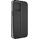 Avizar Housse pour iPhone 14 Pro Max Clapet Porte-carte Support Vidéo Design élégant  Noir Un étui de protection, série Class Book, pour iPhone 14 Pro Max, qui combine style et fonctionnalité