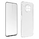 Avizar Coque Honor 50 Lite, Huawei nova 8i Silicone Souple Verre Trempé 9H Transparent Pack intégral 360° spécialement conçu pour Honor 50 Lite et Huawei nova 8i