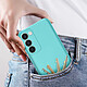 Avizar Coque pour Samsung Galaxy S23 Plus Silicone Semi-rigide Finition Douce au Toucher Fine  Turquoise pas cher