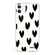 Evetane Coque iPhone 11 360 intégrale transparente Motif Coeurs Noirs Tendance Coque iPhone 11 360 intégrale transparente Coeurs Noirs Tendance