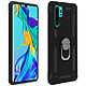 Avizar Coque Huawei P30 Pro Bi matière Rigide Souple Bague Support Vidéo Noir - Coque de protection spécialement conçue pour le Huawei P30 Pro, Noir