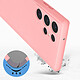 Avis Avizar Coque pour Samsung Galaxy S23 Ultra Silicone Semi-rigide Finition Douce au Toucher Fine  Rose Poudré