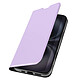 Avizar Étui pour iPhone 16 Soft touch Porte-carte Support Vidéo Violet Clair Dotée d'une finition Soft-touch agréable, vous donnant une expérience tactile confortable