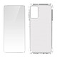 Avizar Pack Protection Samsung Galaxy M52 5G Coque Souple et Verre Trempé Transparent Pack Premium, intégral 360° spécialement conçu pour Samsung Galaxy M52 5G