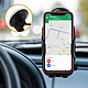 Acheter Forcell Support Voiture Smartphone 47 à 95mm Fixation ventouse Rotatif 360°  Noir