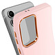 Acheter Avizar Coque pour Samsung Galaxy S24 FE Silicone Contour Caméra Métallisé Rose Poudré