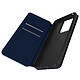 Avizar Housse pour Oppo Reno 8 5G Clapet Portefeuille Fonction Support Vidéo bleu nuit Etui folio Bleu Nuit en Eco-cuir, Oppo Reno 8 5G