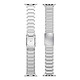 Avizar Bracelet pour Apple Watch 49mm / 45mm / 44mm / 42mm en alliage de titane argent Bracelet de montre Argent