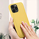 Acheter Avizar Coque iPhone 13 Pro Max Semi-rigide Silicone Finition Soft-touch jaune