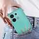 Avizar Coque pour Xiaomi Redmi Note 13 Pro 4G Soft-touch Anti-traces Turquoise pas cher