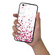 Evetane Coque en verre trempé iPhone 6/6S Confettis De Coeur pas cher