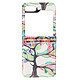 Avizar Coque Tree Life pour Samsung Galaxy Z Flip 5 Rigide revêtement simili cuir  Multicolore - Coque motif avec un revêtement simili cuir multicolore pour Samsung Galaxy Z Flip 5, alliant protection et style