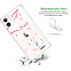 Avis Evetane Coque iPhone 12 mini anti-choc souple angles renforcés transparente Motif Chat et Fleurs