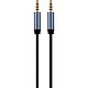 BigBen Connected Câble audio Jack 3,5mm vers Jack 3,5mm 1,5m Noir Le câble est équipé de prise auxiliaires jack 3,5 mm aux deux extrémités.