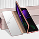 Avis Avizar Coque pour Samsung Z Fold 2 Clapet Miroir Translucide Ultra-fin Rose gold