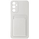 Avizar Coque pour Samsung Galaxy A05s Porte-carte Souple Anti-traces Blanc - Coque blanche intégrant un rangement pour carte au dos protégeant votre Samsung Galaxy A05s tout en gardant à proximité votre carte bancaire