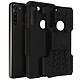 Avizar Coque Motorola Moto G8 Power Protection Bi-matière avec Béquille Support Noir Coque de protection spécialement conçue pour le Motorola Moto G8 Power