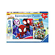 Spidey et ses amis extraordinaires - Puzzle pour enfants (3 x 49 pièces) Puzzle pour enfants Spidey et ses amis extraordinaires (3 x 49 pièces).