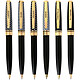 Acheter DRAEGER Stylo Bille de Qualité Noir Rétractable Black and Gold message 'I love you'