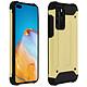 Avizar Coque Huawei P40 Design Relief Bi-matière Antichute doré - Coque de protection spécialement conçue pour le Huawei P40