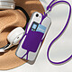 Acheter Avizar Coque Cordon Universelle pour Smartphone avec Porte-carte  Violet