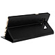 Avizar Etui Galaxy Note 8 Clapet Portefeuille Cuir - Fonction Stand Noir pas cher