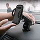 Avis Avizar Support Voiture Smartphone 55 à 95mm Fixation ventouse Rotatif 270° - Noir