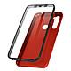 Avizar Coque Xiaomi Redmi Note 8 et Note 8 2021 Rigide et Avant Souple - rouge Coque de protection 360° spécialement conçue pour Xiaomi Redmi Note 8 2021 et Note 8