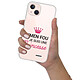 Evetane Coque iPhone 13 360 intégrale transparente Motif Je suis une princesse Tendance pas cher