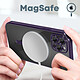 Avis Avizar Coque MagSafe pour iPhone 12 Pro Silicone Protection Caméra  Contour Chromé Violet