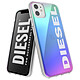 Diesel Coque pour iPhone 12 Mini Anti-chutes 1.5m Effet Holographique Multicolore - Fabriquée sous licence officielle Diesel, garantissant un produit authentique, fiable et de haute qualité