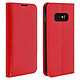 Avizar Étui Samsung Galaxy S10e Housse Folio Cuir Support Vidéo rouge Étui Flip book cover spécialement conçu pour Samsung Galaxy S10e.