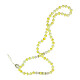 Avizar Bijou de Téléphone Bracelet à Perle Marbre 80cm Collection Marble Jaune - Bijou de téléphone à perles, Collection Marble, pour transporter facilement et avec style votre smartphone