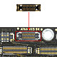 Avis Clappio Connecteur FPC Caméra IR pour iPhone XS et XS Max Noir