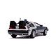 Retour vers le Futur II - Réplique Hollywood Rides métal 1/24 DeLorean Time Machine pas cher