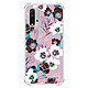 LaCoqueFrançaise Coque Xiaomi Redmi 9T Silicone antichocs Solides coins renforcés  transparente Motif Fleurs parme Coque Xiaomi Redmi 9T Silicone antichocs Solides coins renforcés Protection Housse transparente Fleurs parme