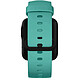 Avizar Bracelet pour Xiaomi Mi Watch Lite / Redmi Watch Silicone Soft touch Premium Turquoise Ajustable par Boucle Ardillon - Un bracelet en nylon tissé conçu pour Xiaomi Mi Watch Lite et Xiaomi Redmi Watch