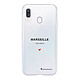 LaCoqueFrançaise Coque Samsung Galaxy A20e 360 intégrale transparente Motif Marseille mon amour Tendance Coque Samsung Galaxy A20e 360 intégrale transparente Marseille mon amour Tendance