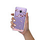 Evetane Coque Samsung Galaxy S9 360 intégrale transparente Motif Chute De Fleurs Tendance pas cher