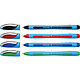 SCHNEIDER Blister 4 Stylo à bille Slider Memo XB pointe large assortis Stylo à bille