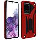 Avizar Coque Samsung Galaxy S20 Ultra Bi-matière Antichoc Béquille Support Rouge Coque de protection spécialement conçue pour le Samsung Galaxy S20 Ultra