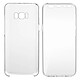 Acheter Avizar Coque Galaxy S8 Plus Protection Avant Silicone + Coque Crystal Arrière Rigide