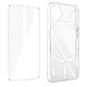 Avizar Coque pour Nothing Phone 1 Silicone Souple et Film Verre Trempé 9H  transparent Pack de protection intégrale 360° spécialement conçu pour Nothing Phone 1