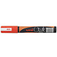 UNI-BALL Marqueur craie Pointe conique moyenne CHALK Marker PWE5M 1,8 - 2,5mm Orange Fluo x 12 Marqueur craie