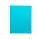 LIDERPAPEL Cahier spirale Jolly A4 280p 75g quadrillé 5x5mm microperforé 4 trous - Bleu Ciel Cahier