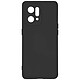 Avizar Coque pour Oppo Find X5 Silicone Semi-rigide Finition Soft-touch Fine  Noir Coque de protection bi-matière semi-rigide spécialement conçue pour Oppo Find X5